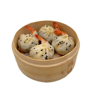 Mini bao  Gamberi al Vapore 4pz 蒸虾