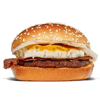Egg and Beef Burger