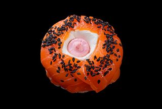 Пончик з лососем (с)