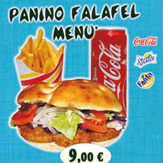 Panino falafel menù