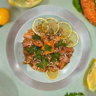 Carpaccio Salmão