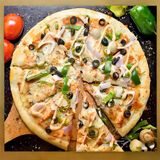 Pizza sa dimljenom pastrmkom