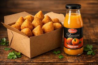 Mini Coxinha De Pollo - Box (30 Uds.) + Jugo 200 ml