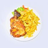 Grilled Chicken and Chips