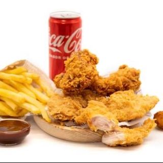 Menú 10 tira de pollo