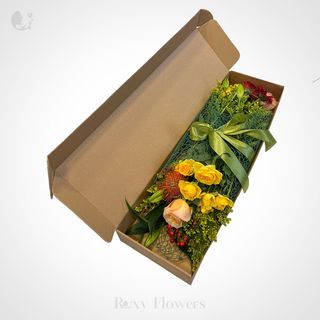 Flowerbox cu mix de flori – inspirația zilei 