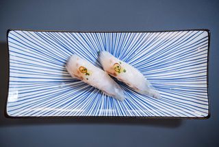 Niguiri De Lubina a la Bilbaína