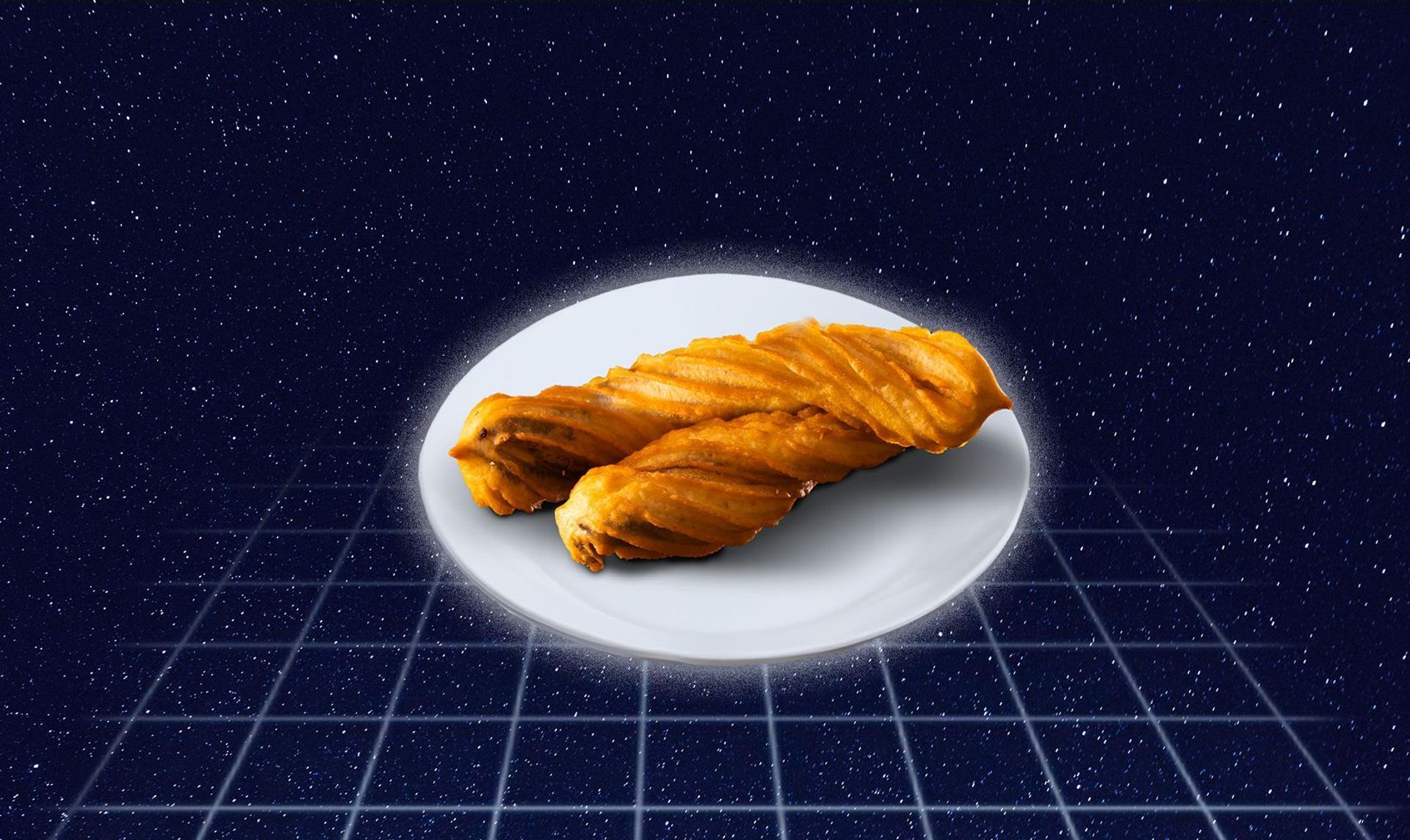 Churros rellenos de chocolate (2 uds)