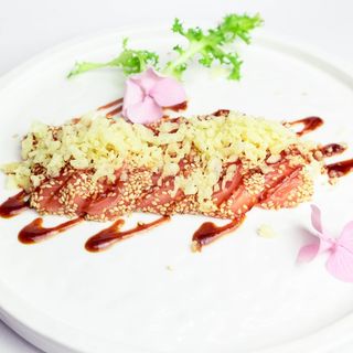 114. Sake tataki tempura