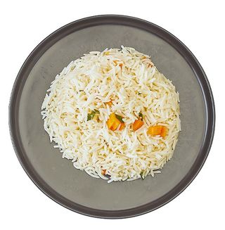 Snow white rice