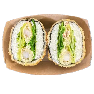 Sushi burger z krewetkami normalny