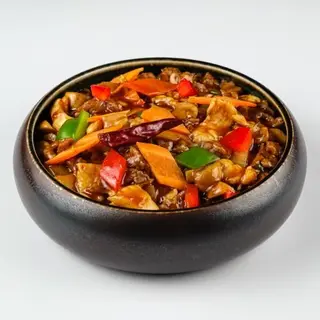 Rezanci wok n walk (velika porcija) + spring rolls s povrćem