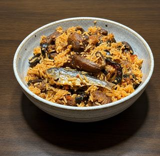Palm Oil Rice Beans With Beef