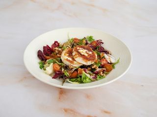 Ensalada Templada De Queso De Cabra