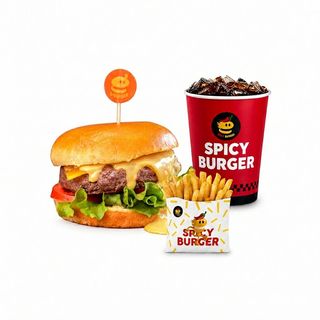 Menú Hamburguesa De Ternera Con Queso