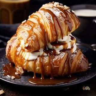 Croissant caramel crème chanty