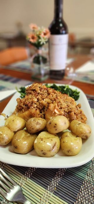 Bacalhau com Broa  Dose