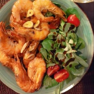 Camarão  salteado ao alho