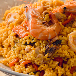PAELLA DI PESCE E CARNE