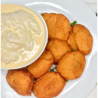 Oats and Potatoes or Akara with Full Milk