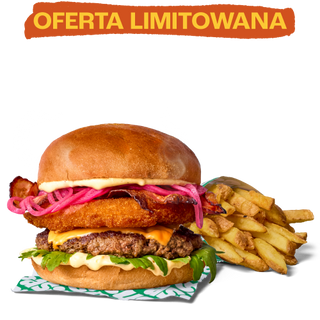 MAC&CHEESE BURGER ZESTAW