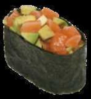 Gluten free - sake salad gunkan - 2 pezzi - salmone, avocado, maionese