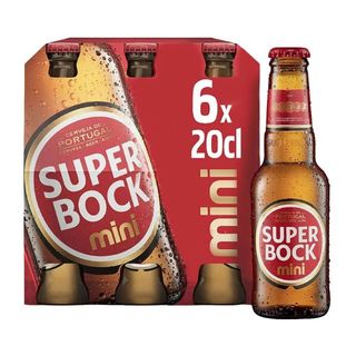 6x Cerveja Super Bock 20cl (5,2% Vol.)
