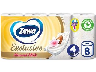 Hartie igienica Zewa Exclusive Almond Milk 4 straturi 8 role 