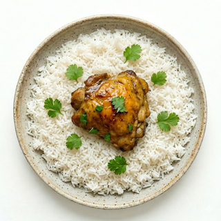 Arroz con Carne de Pollo