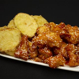 Филе с картошкой