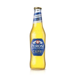 Birra Peroni Nastro Azzurro stile Capri