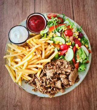 KEBAB WOŁOWY ZESTAW