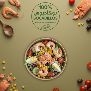 Salade Saumon Crevette