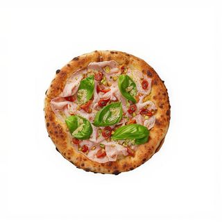 Pizza De Pistacho Y Mortadela (32 Cm.)