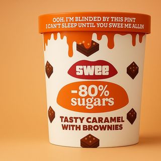 Gelado Caramel Brown Tasty 450 ml