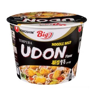 Tazón de fideos con sabor a udon y tempura de Nongshim (111 gr)