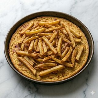 Porzione patatine fritte