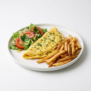 Plato Combinado De Tortilla Francesa