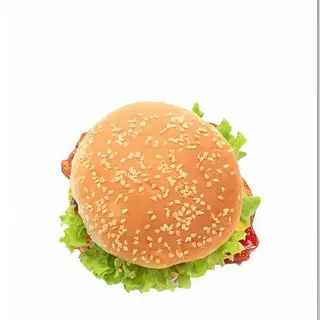 Hamburguesa De Carne Con Queso