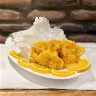 G27 კრევეტები ლიმონით