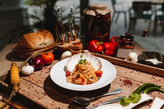Spaghete cu fructe de mare