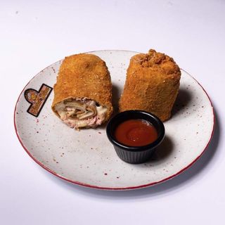 71. Pohana palačinka šunka