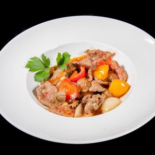 Vitello in salsa piccante