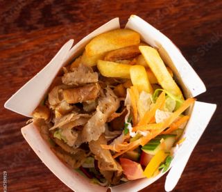 Kebab box samo mięso