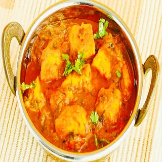 Paneer Vindaloo com Arroz