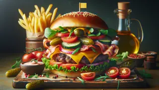 Naked queen's burger