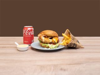 Menú  crispy burger 