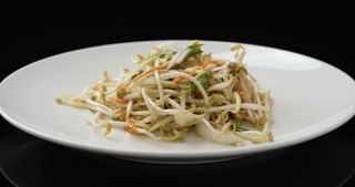 Brotes De Soja Fritos