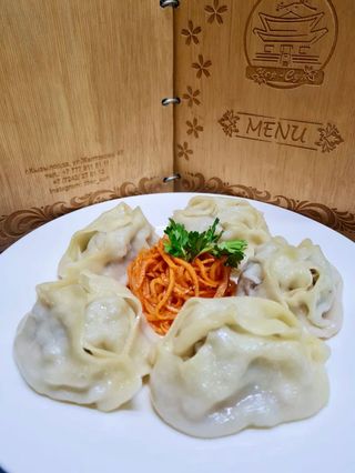 Манты с добавлением баранины