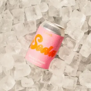 Soda de hibisco y pomelo